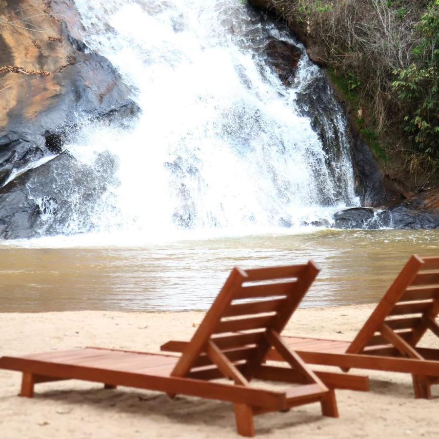 Casa De Campo Banheira, Lareira E Cachoeira Pedra Azul  Exteriér fotografie
