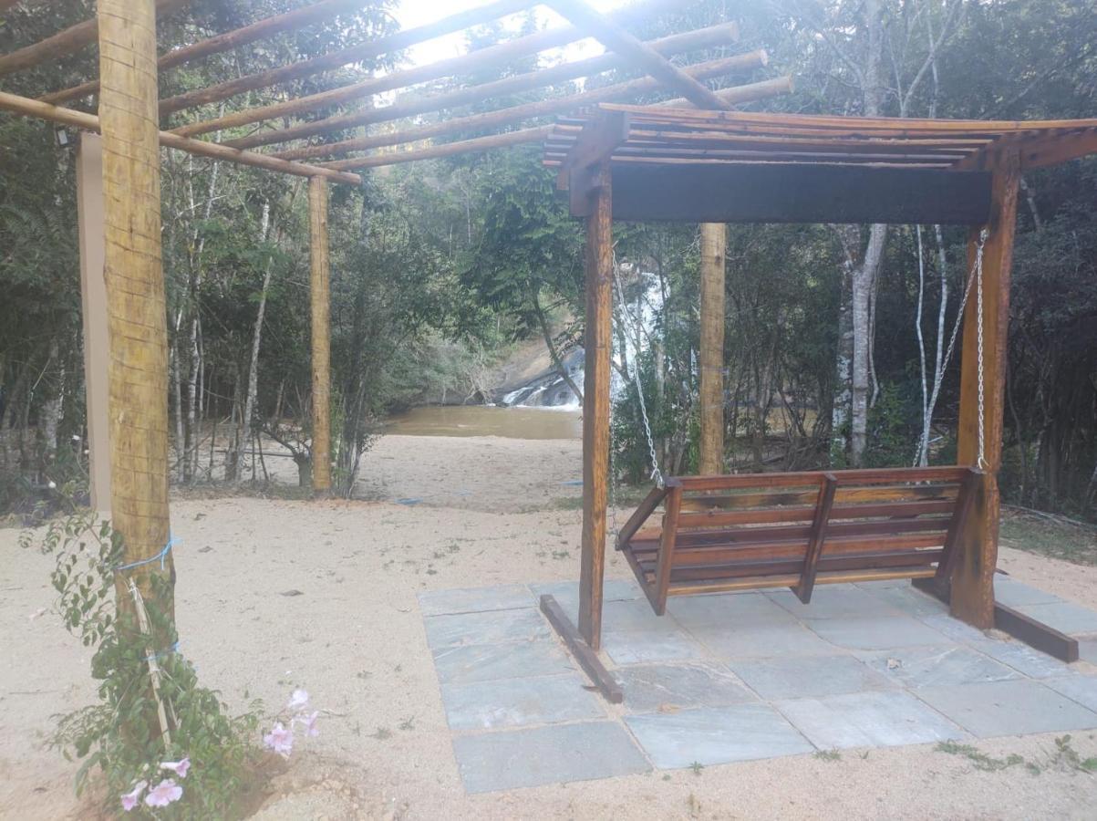 Casa De Campo Banheira, Lareira E Cachoeira Pedra Azul  Exteriér fotografie