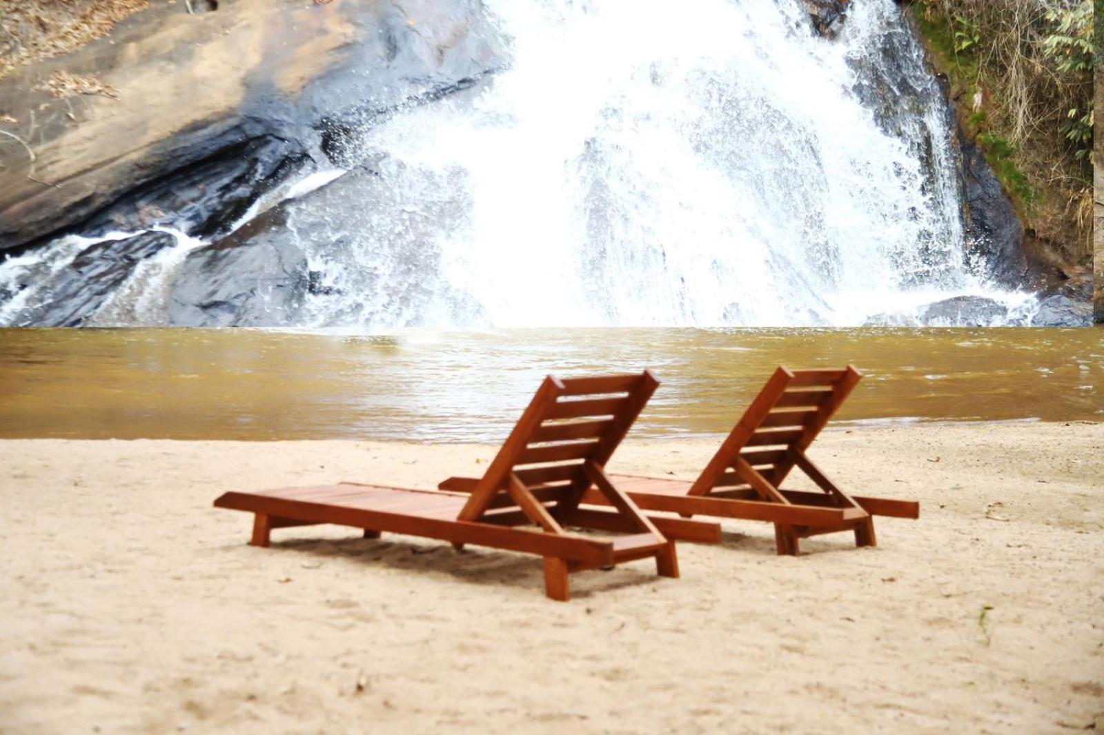 Casa De Campo Banheira, Lareira E Cachoeira Pedra Azul  Exteriér fotografie